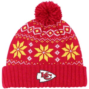 KANSAS CITY CHIEFS WOMENS CUFFED KNIT 