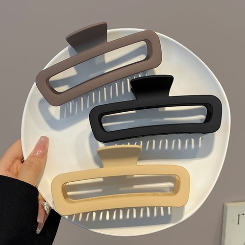 Fermaglio artiglio capelli grande donna coreano elegante squalo copricapo geometrico fermaglio forcina - Foto 3 di 25