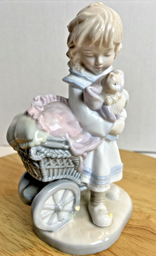 DOLFI Original Lisi Martin Girl with Kitten ISI Signed Italy Hand Painted Rare - Picture 2 of 10