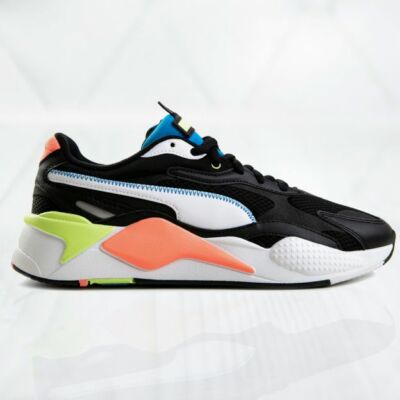 Puma RS-X³ Millenium Black White Men Running Shoes New