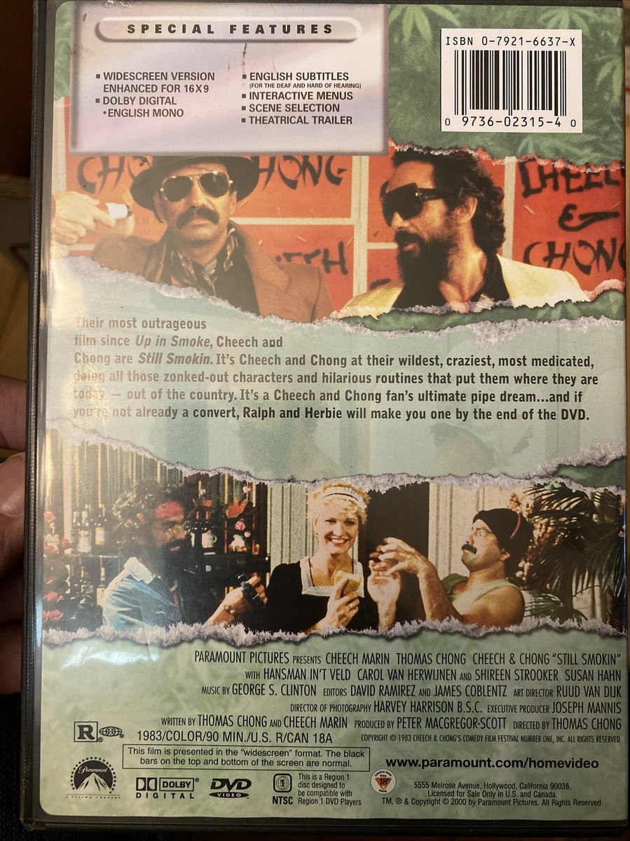 Cheech & Chong: Still Smokin (DVD, 2000, Sensormatic) 97360231540
