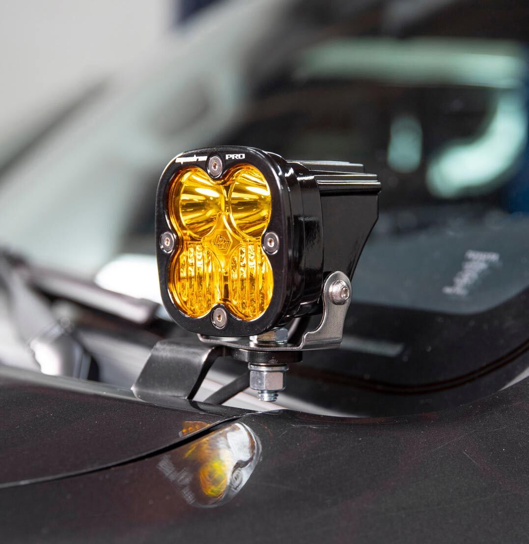Baja Designs Squadron Pro Amber LED Ditch Hood Lights Kit for 10