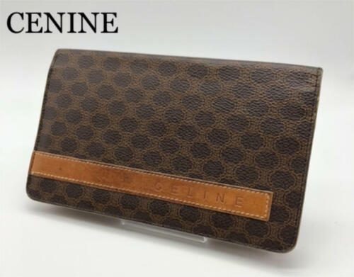 Auth CELINE Small Trifold Wallet - Brown Leather Trifold Auth CELINE Small Trifold Wallet - Brown Leather Trifold