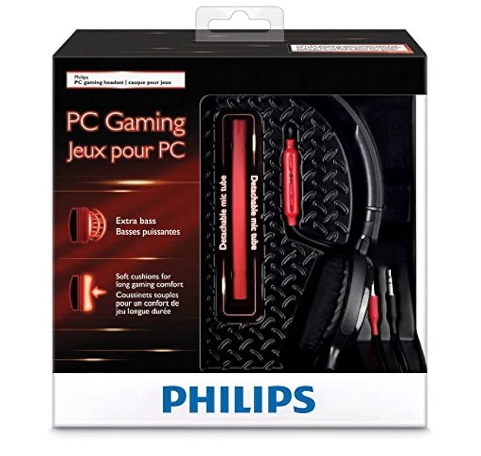 Philips PC Gaming Headset with Microphone Wired Over Ear Extra Bass SHG7210 - Image 3 of 4