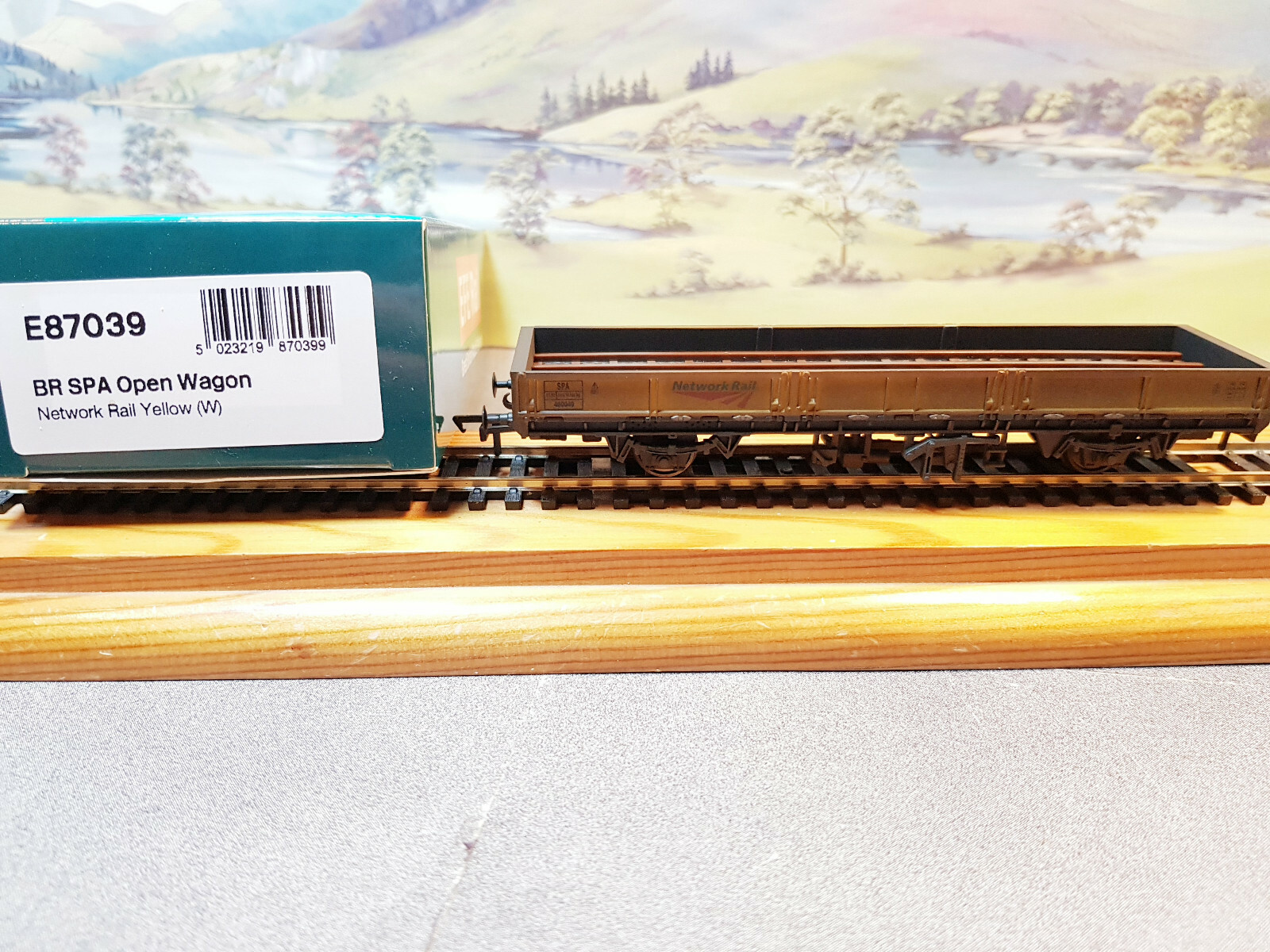 E87039 EFE Rail BR SPA Open Wagon Network Rail Yellow Weathered