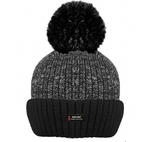 Kids Girls Boys Children BOBBLE Thermal Insulated Pom Pom Hat Warm Fleece Lining - Picture 5 of 7