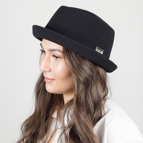 Kangol Pork Pie - Herren Damen Filzhut Wollhut Winterhut 100% Wolle knautschbar - Bild 7 von 16