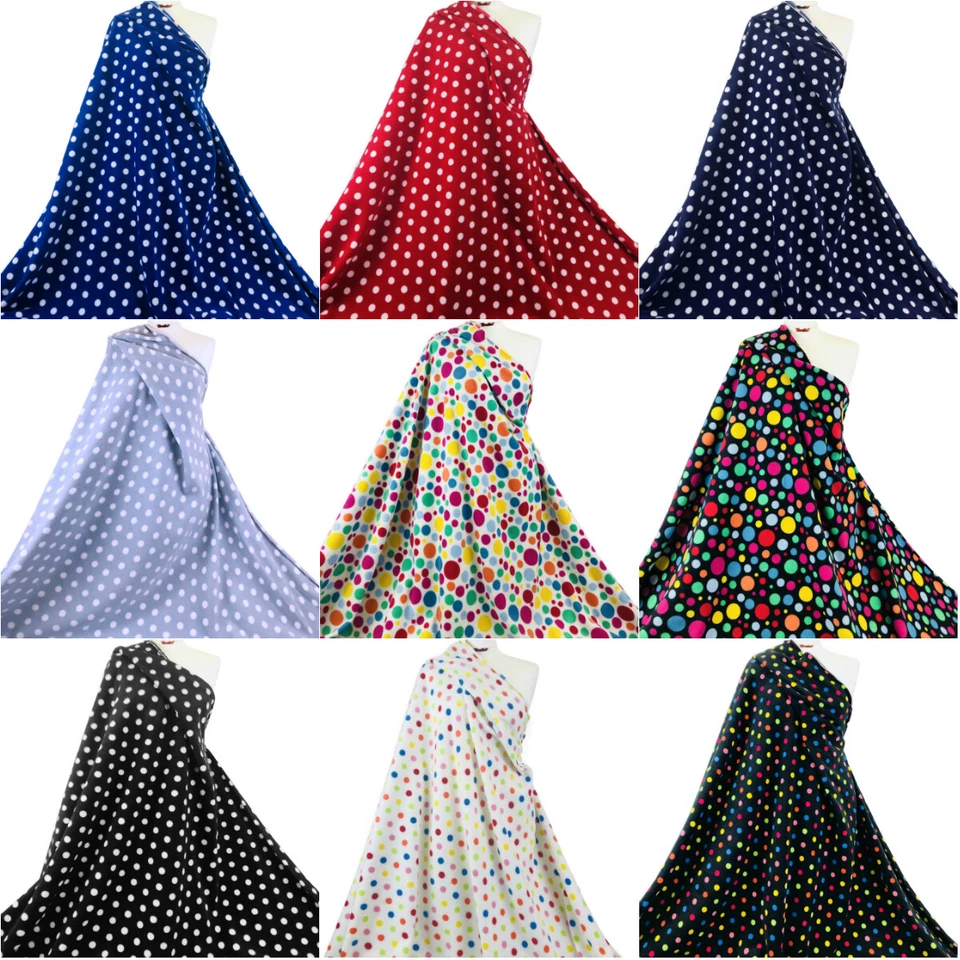 Tela Polar Estampada Premium Polar Anti Píldora Animales Estrellas Puntos Corazones Material Foto 4 de 4