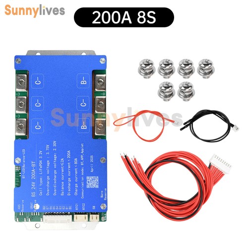 4S 8S 100A 200A Smart Bluetooth BMS APP LiFePO4 Battery Balance Protection Board - Picture 32 of 32