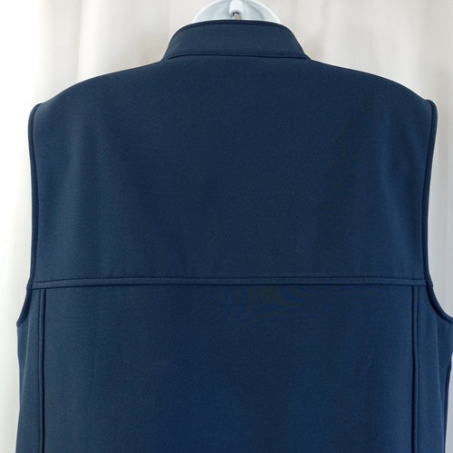 duck's unlimited Vest Jacket Size Medium Blue Fleece Lined - Picture 7 of 16