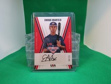 2019 Stars and Stripes Enrique Bradfield 17U Black Ink Auto 4/25 #17U-EB (B13)