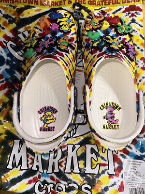 Chinatown Market x Grateful Dead Classic Crocs Tie Dye Mens