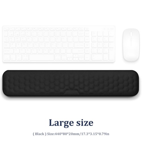 Keyboard & Mouse Wrist Rest Pad-Silicone Support Cushion with Memory Foam Soft - Photo 20/26