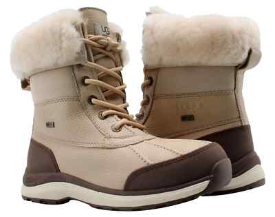 UGG Adirondack III Sand Leather Sheepskin Women's Boots