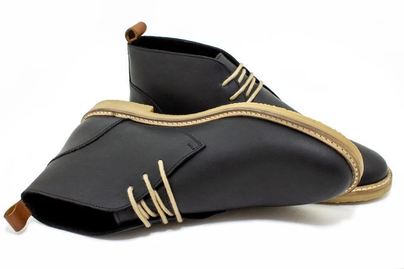 KicKers Botín Tobillo Tyl Negro  Cow Chipmunk Perm 529765-6081 - Imagen 2 de 4