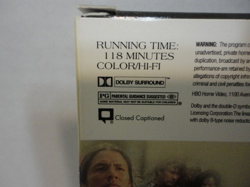 Last of the Dogmen (VHS, 1996) Tom Berenger, Barbara Hershey action - Imagen 5 de 21
