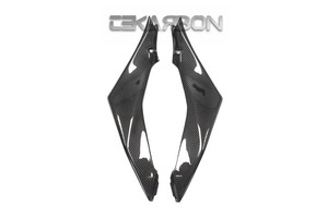 2x2 Twill Weave for Suzuki GSXR 1000 Carbon Fiber Side Tank Panels Tekarbon 2007-2008