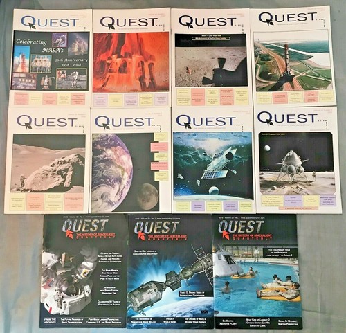 Your choice of 24 Quest The History of Spaceflight Quarterly Magazines * NASA - Imagen 2 de 2