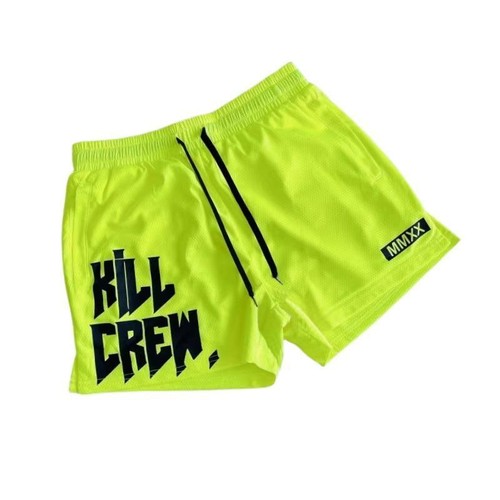 Bodybuilding Shorts Men Summer Running Sport Gym Quick Dry Mesh Kill Crew Pant - Picture 4 of 30