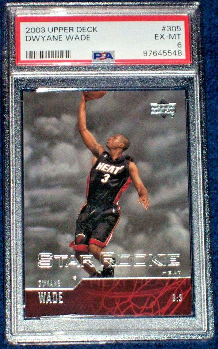 2003-04 Upper Deck - Star Rookie Dwyane Wade #305 (RC) for sale online ...