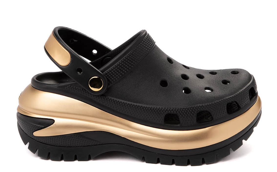NEW Crocs Classic Mega Crush Clog - Black / Metallic | eBay NEW Crocs Classic Mega Crush Clog - Black / Metallic | eBay