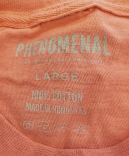 Camiseta Fenomenal Ambicioso Estampado Rosa Cuello Redondo Manga Corta Mujer Talla Grande - Imagen 4 de 4