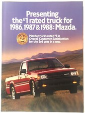 Mazda SE-5 Truck 1988 Vintage Print Ad 16x11 Inches Wall Decor