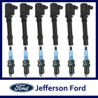 <!--F#f_0-->Genuine Ford Falcon BF FG LPG Gas Spark Plugs & Ignition Coils Kit (Set of 6)<!--F/-->