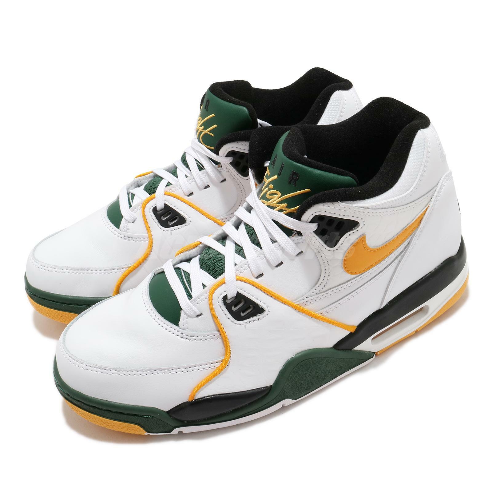 nike air flight 89 green yellow