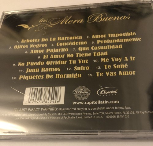 El Coyote y Su Banda Tierra Santa Las Mera Buenas CD New - Picture 3 of 3