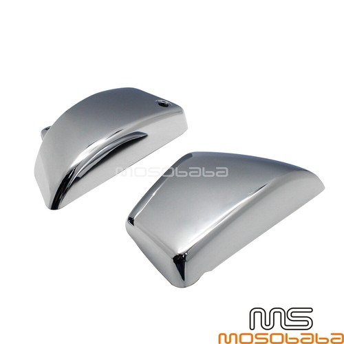 Pair Battery Side Covers Chrome For Honda Shadow ACE 1100 VT1100C2 1999-2008 - Foto 4 di 9