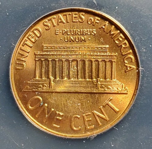 1972 Lincoln Cent ANACS MS65 RD blazing beauty -- #5402343 - Picture 3 of 4