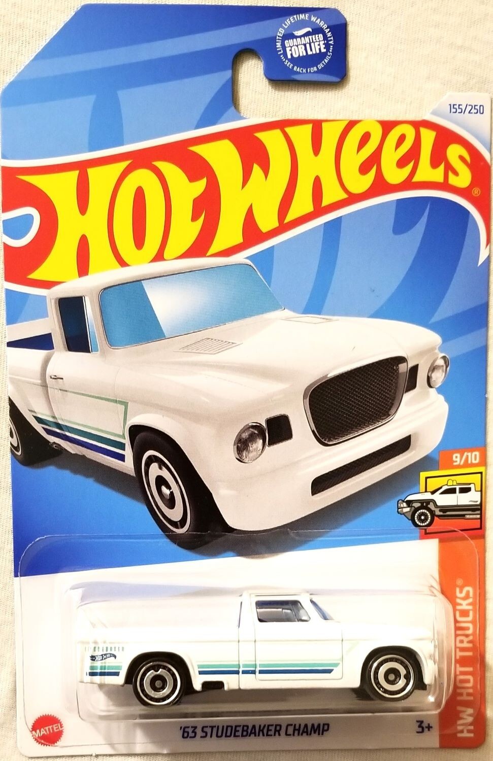 Hot Wheels - 2024 HW Hot Trucks 9/10 '63 Studebaker Champ 155/250 (BBHTD76)