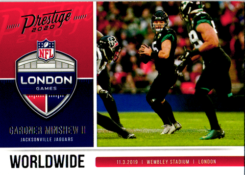 2020 Panini Prestige - Worldwide #WW-GM - Gardner Minshew II