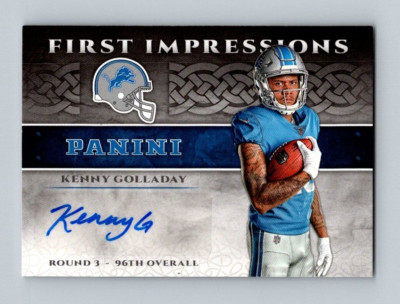 2017 PANINI FOOTBALL FIRST IMPRESSIONS AUTOGRAPH #FI-KG KENNY GOLLADAY