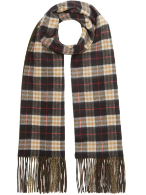 NWT AUTHENTIC BURBERRY  BLOCK VINTAGE CHECK CASHMERE SCARF