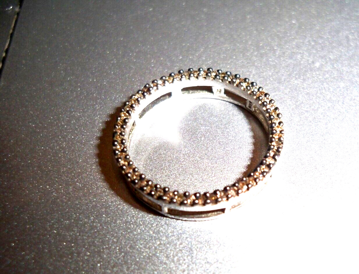 Vtg SOLID Marked 925 STERLING SILVER Round 3/4" W… - image 4