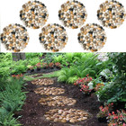 Garden Stepping Stones Outdoor round River Stone Decorative Nature River Rocks f