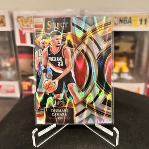 ROOKIE CARD 2023-24 Select TOUMANI CAMARA Premier Level Tectonic Prizm  #115 RC