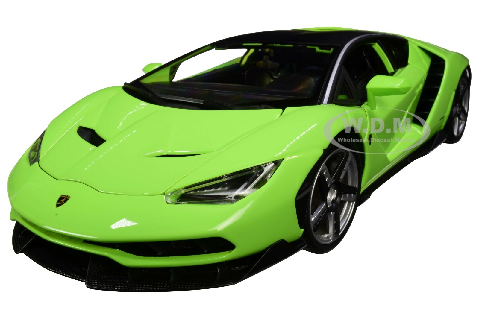 МОДЕЛЬ АВТОМОБИЛЯ LAMBORGHINI CENTENARIO LIME GREEN 1/18, ИЗГОТОВЛЕННАЯ НА ЗАКАЗ КОМПАНИЕЙ MAISTO 31386