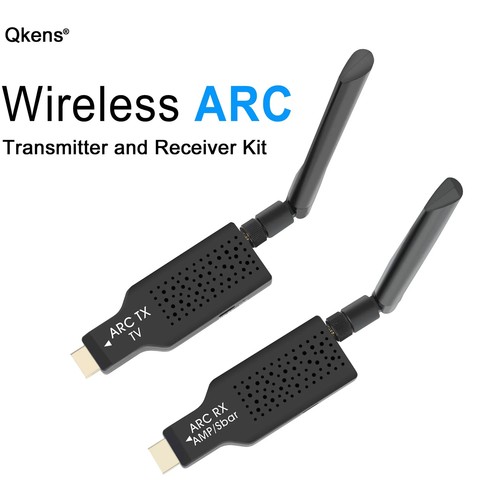 Wireless HDMI ARC Audio Transmitter Receiver TV Projector to Sound Bar Extender - Picture 2 of 10