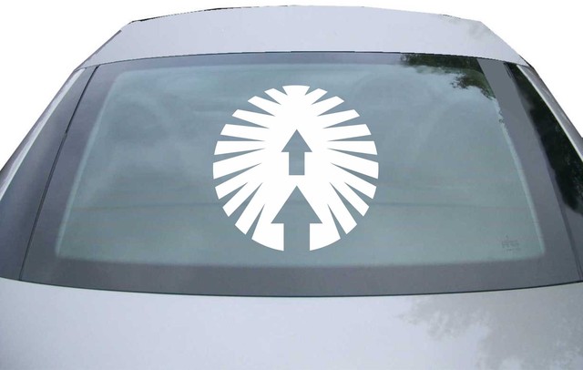 Aufkleber Heckscheibe De7148 600x600 Mm New Order Wappen Symbol Ebay