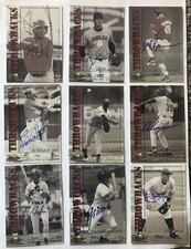 2001 Royal Rookies Autographed Cards Lot Of 22, Marlon Byrd, Seth McClung