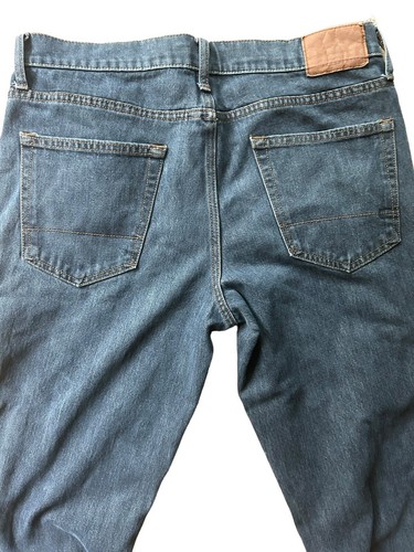 Aeropostale Slim Straight Leg Jeans 32x30 Blue Medium Wash Denim Mid Rise - 第 6/6 張圖片