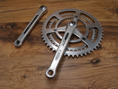 road bike double crankset T.A Specialites made in France 170 mm 42/52 T - Picture 1 of 21