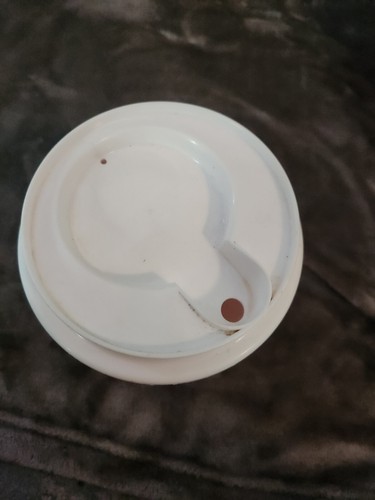 Taza de café de viaje vintage con aislamiento Aladdin de 22 oz ¡con tapa apretada! Limpio, rosa - Imagen 2 de 4