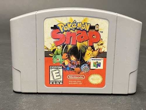Pokémon Snap (Nintendo 64, 1999) N64 US AUTHENTIC cartridge only - Picture 1 of 4