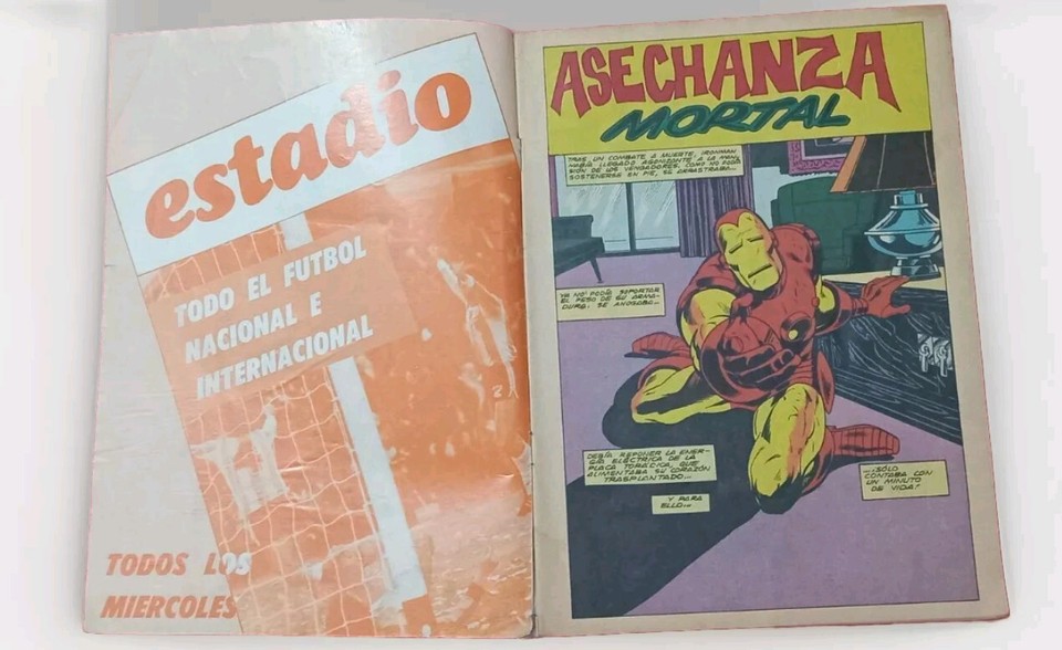 Marvel IRON MAN 16, 19 & 102 Vintage Spanish Comic Lot Chile eBay