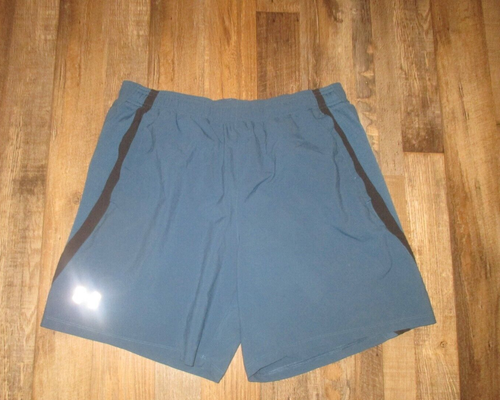 UNDER ARMOUR Sportshorts Herren Gr. XL Blauton mit schwarzem Akzent HEAT GEAR