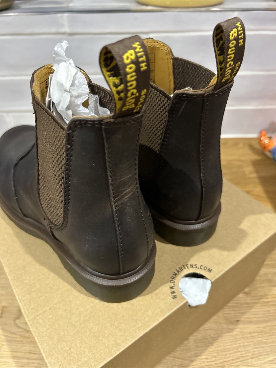 Dr Martens Gaucho Chelsea Boots 2976 Brown Crazy Horse Size  display picture 3